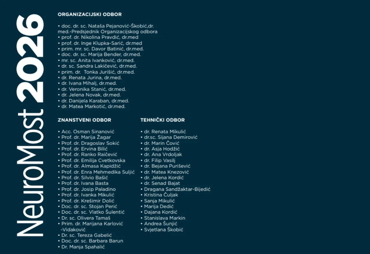 "NeuroMost 2026" donosi nova znanja o liječenju neuroloških bolesti