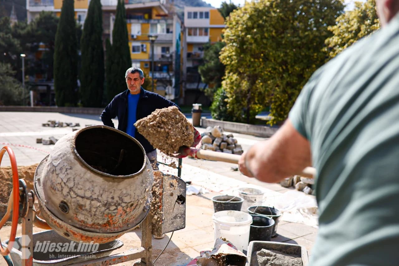 Obnova tlocrta stare bazilike kod Franjevačke crkve