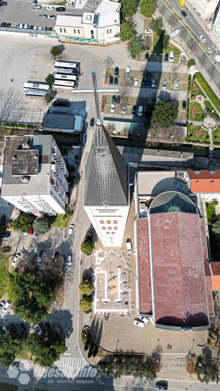 Obnova tlocrta stare bazilike kod Franjevačke crkve