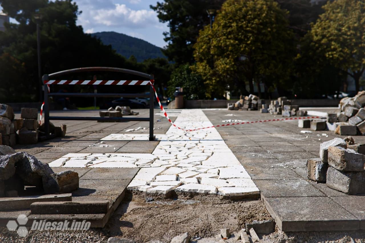 Obnova tlocrta stare bazilike kod Franjevačke crkve