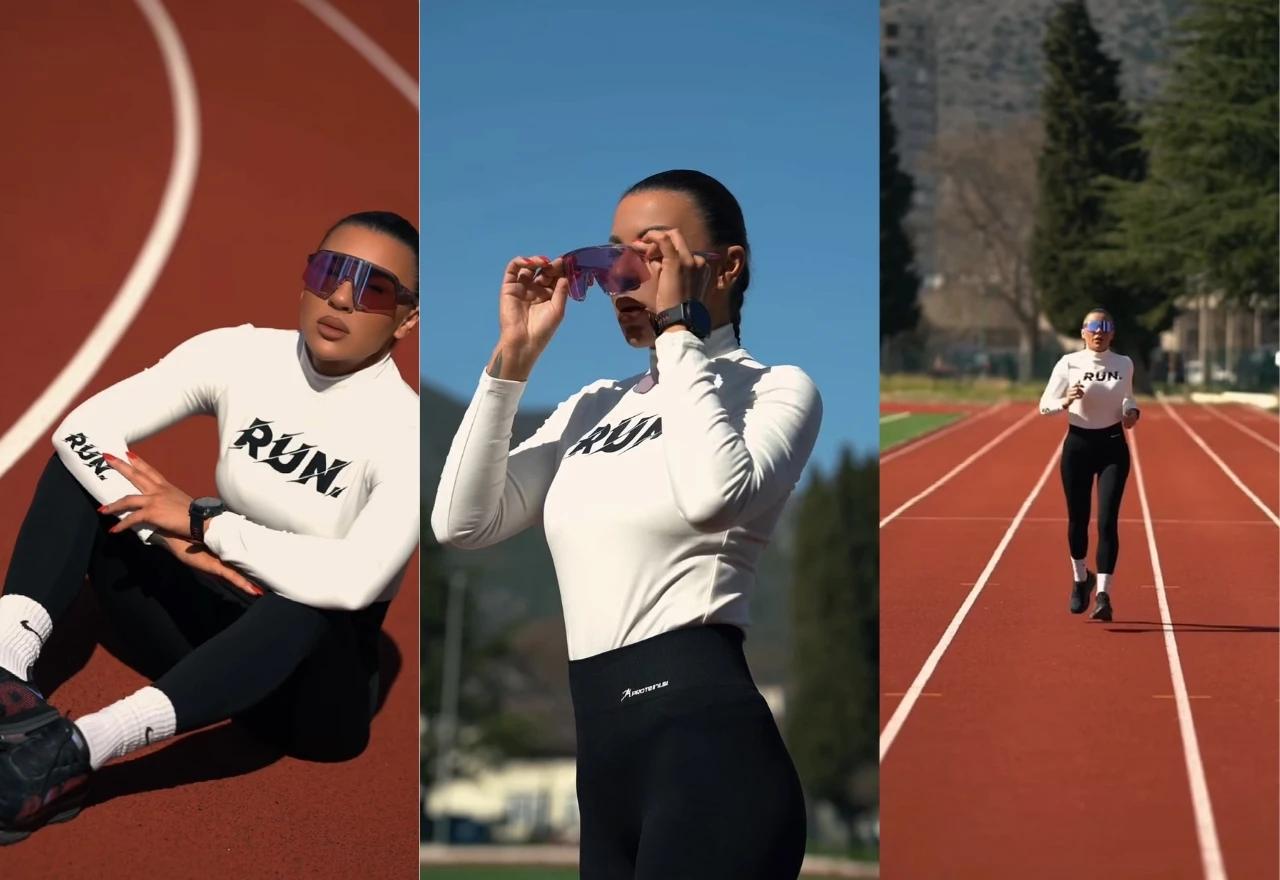 Ines Jarak na treninzima prije polumaratona