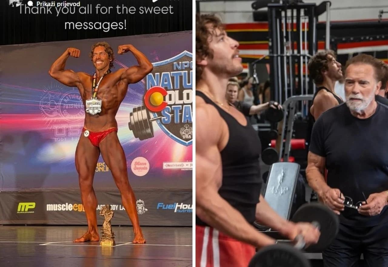 Joseph Baena i arnold Schwarzenegger