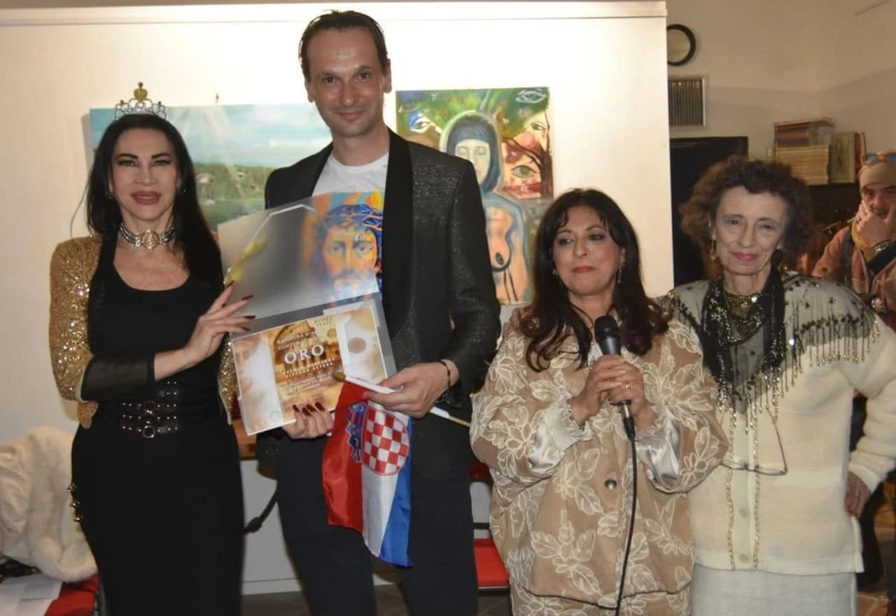 Petar Šibenik na izložbi