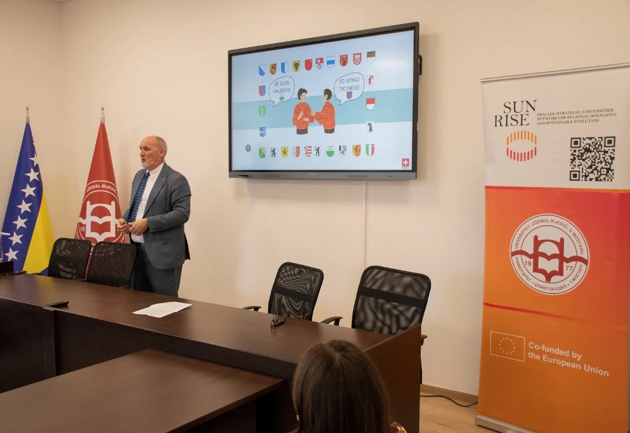 Ambasador Švicarske posjetio Univerzitet Džemal Bijedić u Mostaru