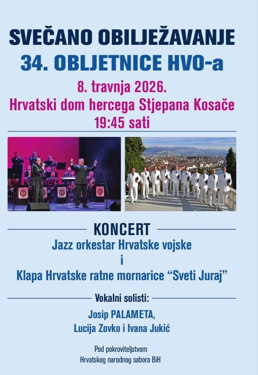 34. obljetnica HVO-a i 21. obljetnica 1. pješačke pukovnije