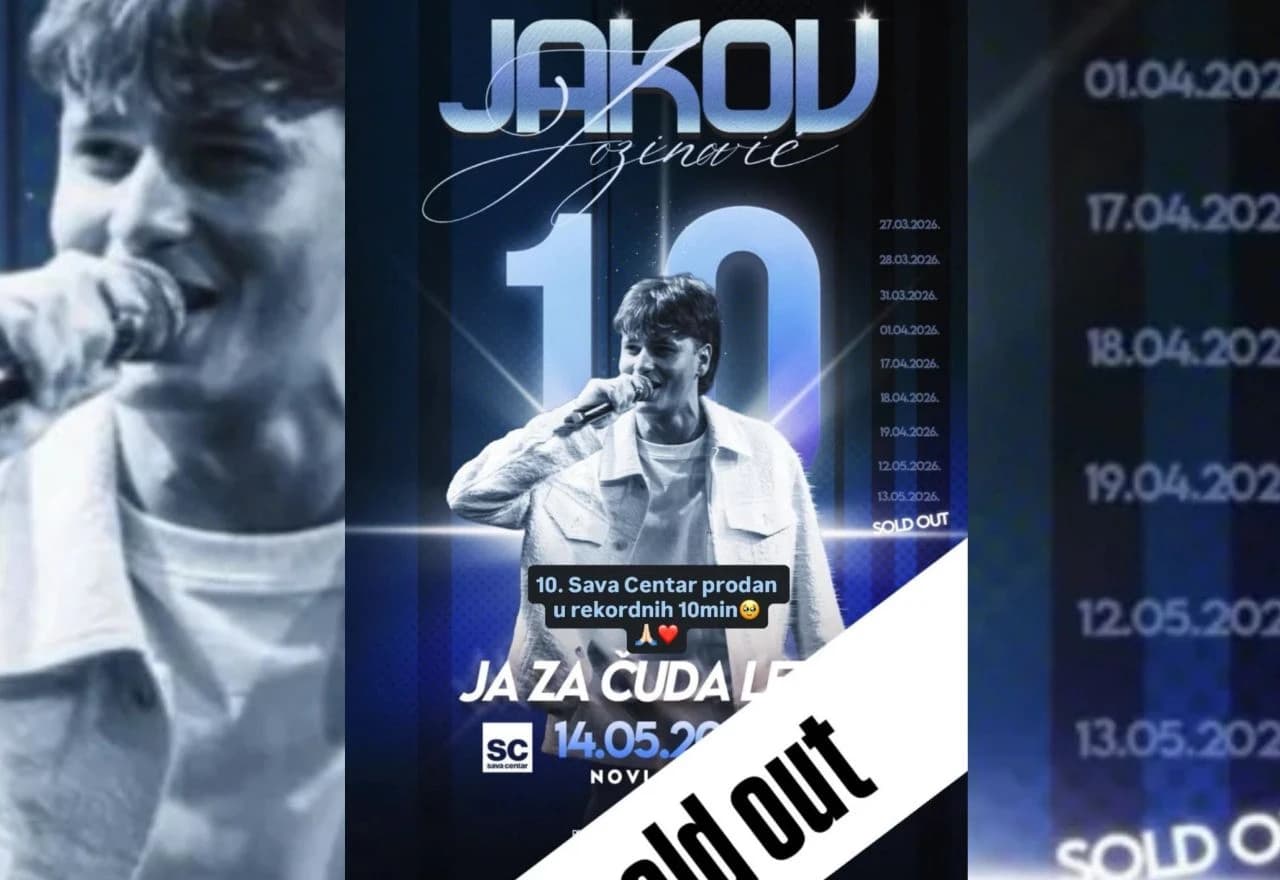 Jakov Jozinović rasprodao deseti Sava centar za 10 minuta