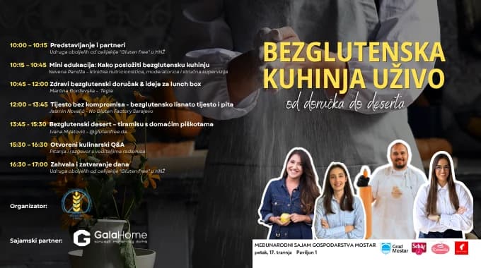 Prvi bezglutenski kulinarski show na Mostarskom sajmu