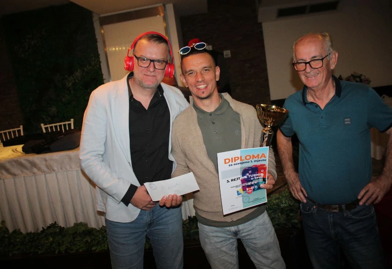 Treći državni rejting turnir u tavli u Mostaru