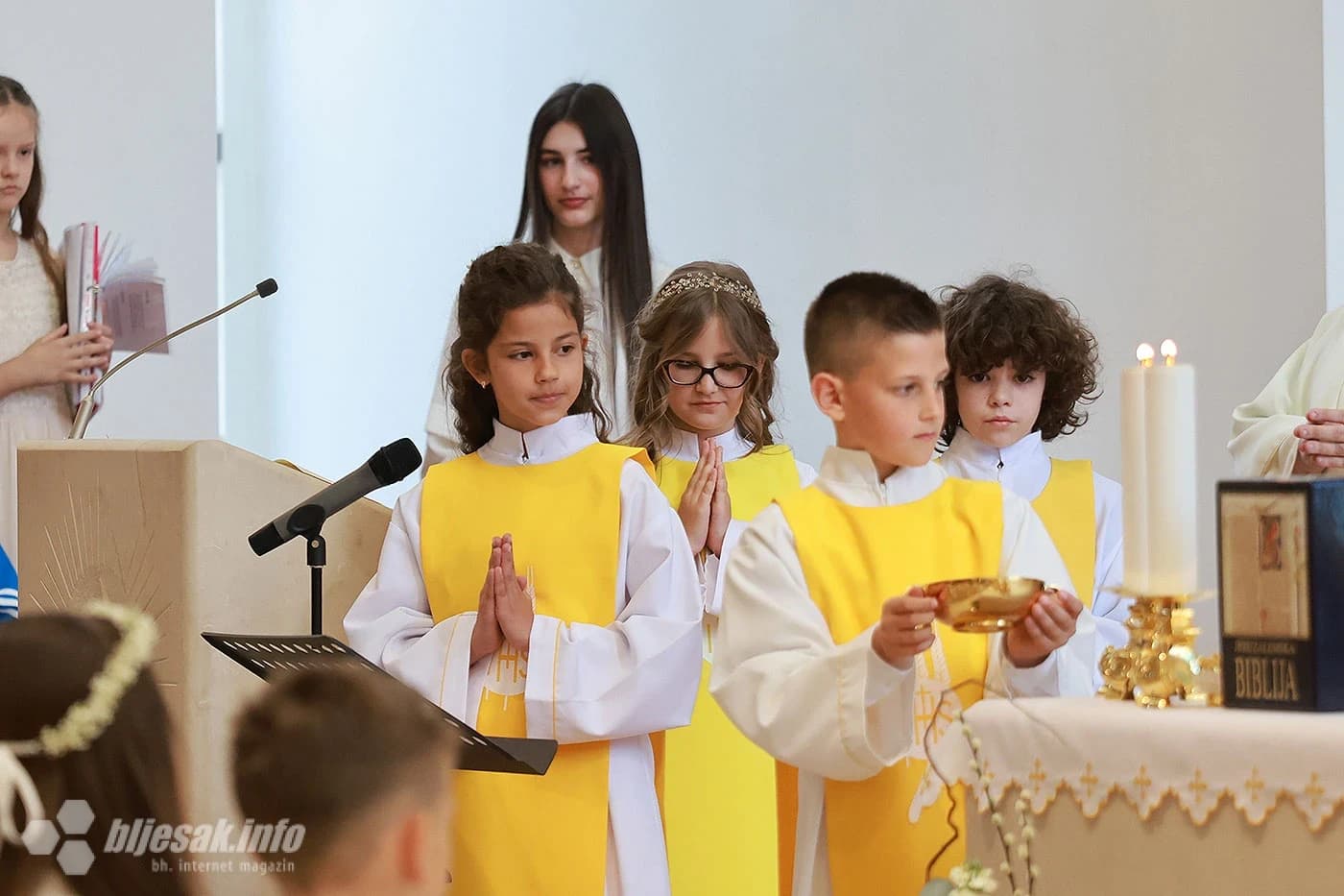 Prva pričest u župi sv. Mateja u Mostaru