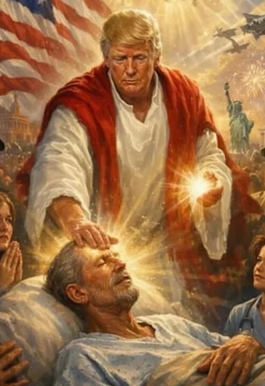 Slika koju je Trump ranije objavio