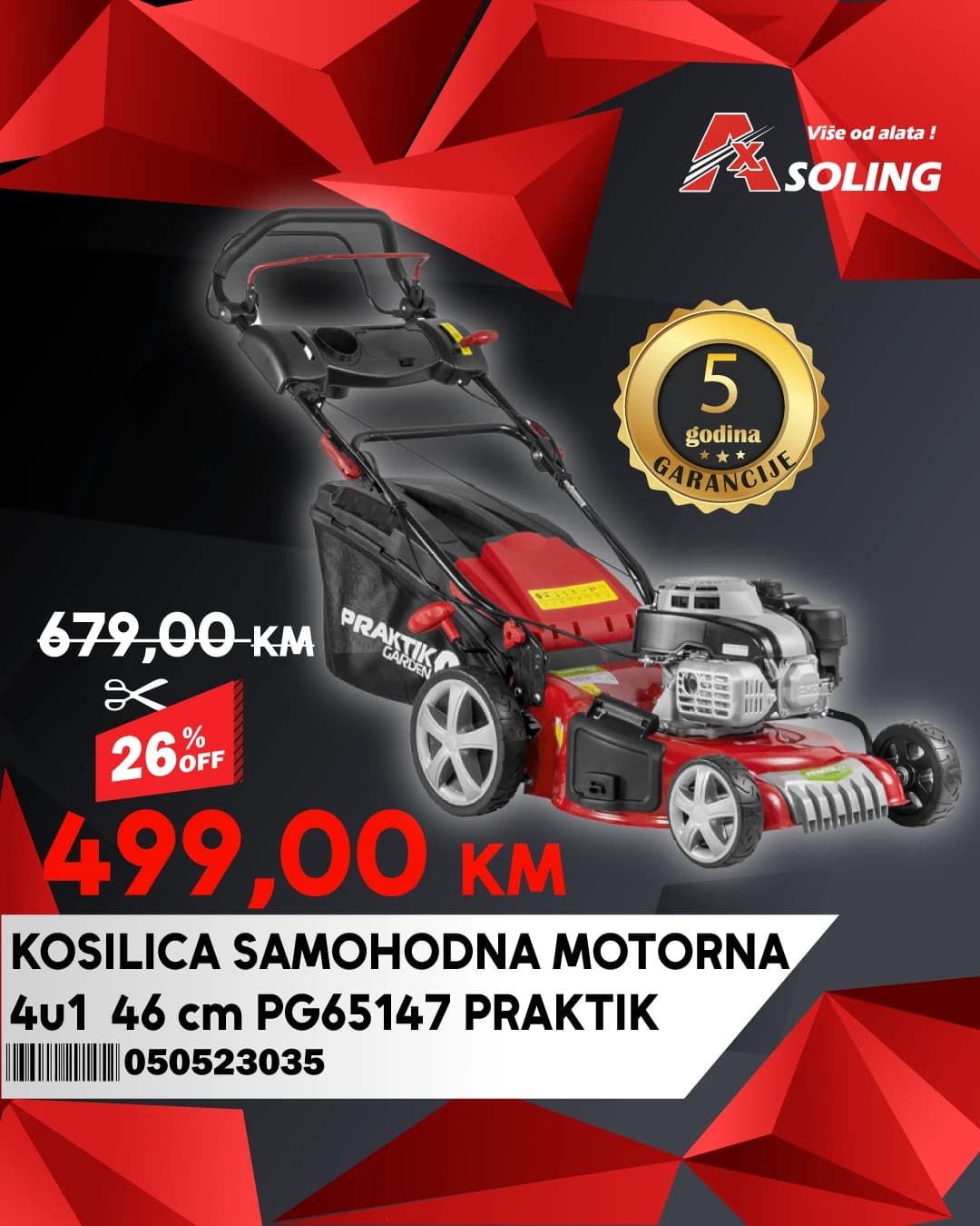 KOSILICA SAMOHODNA MOTORNA