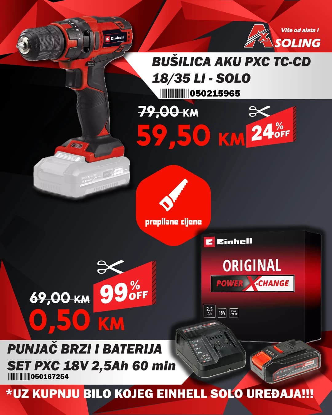 BUŠILICA AKU I PUNJAČ BRZI