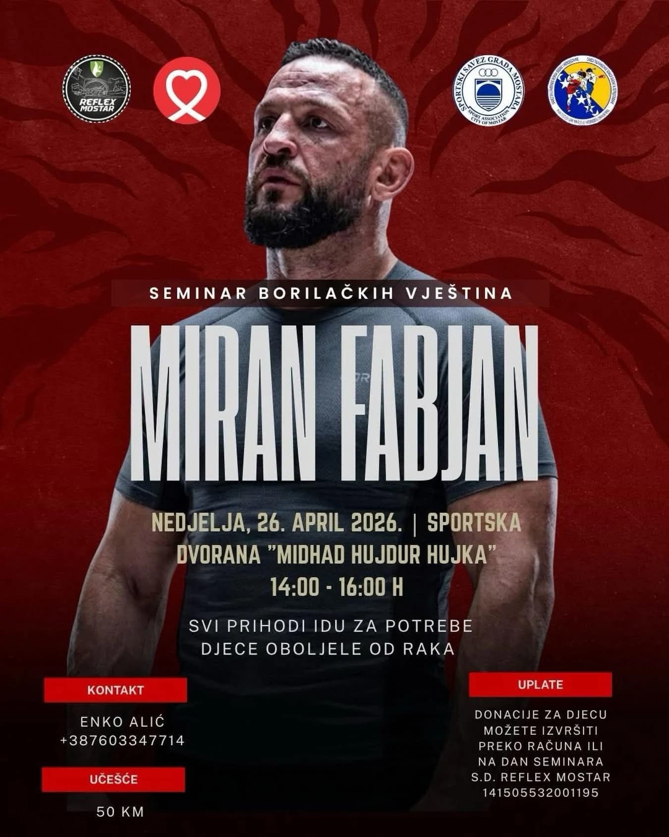 Miran Fabjan stiže u grad na Neretvi