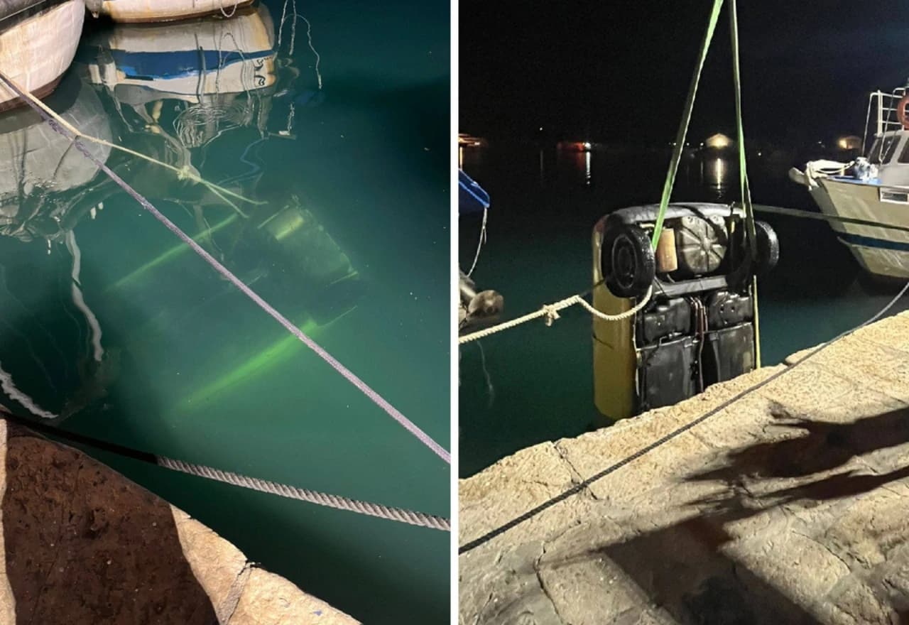 Vozilo završilo u moru na Krku