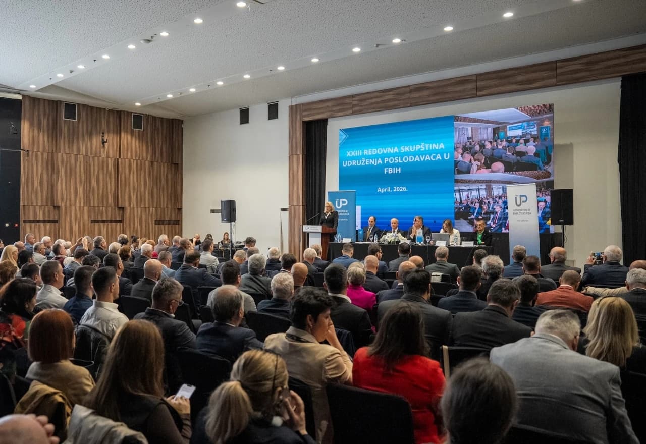 Predsjednica FBiH Lidija Bradara sudjelovala je na XXIII. redovnoj skupštini Udruženja poslodavaca u FBiH