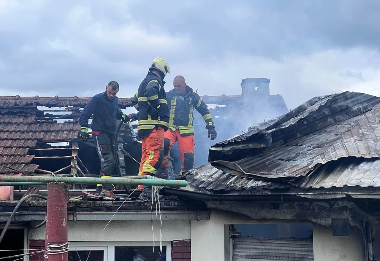 Požar progutao kuću kod Jablanice