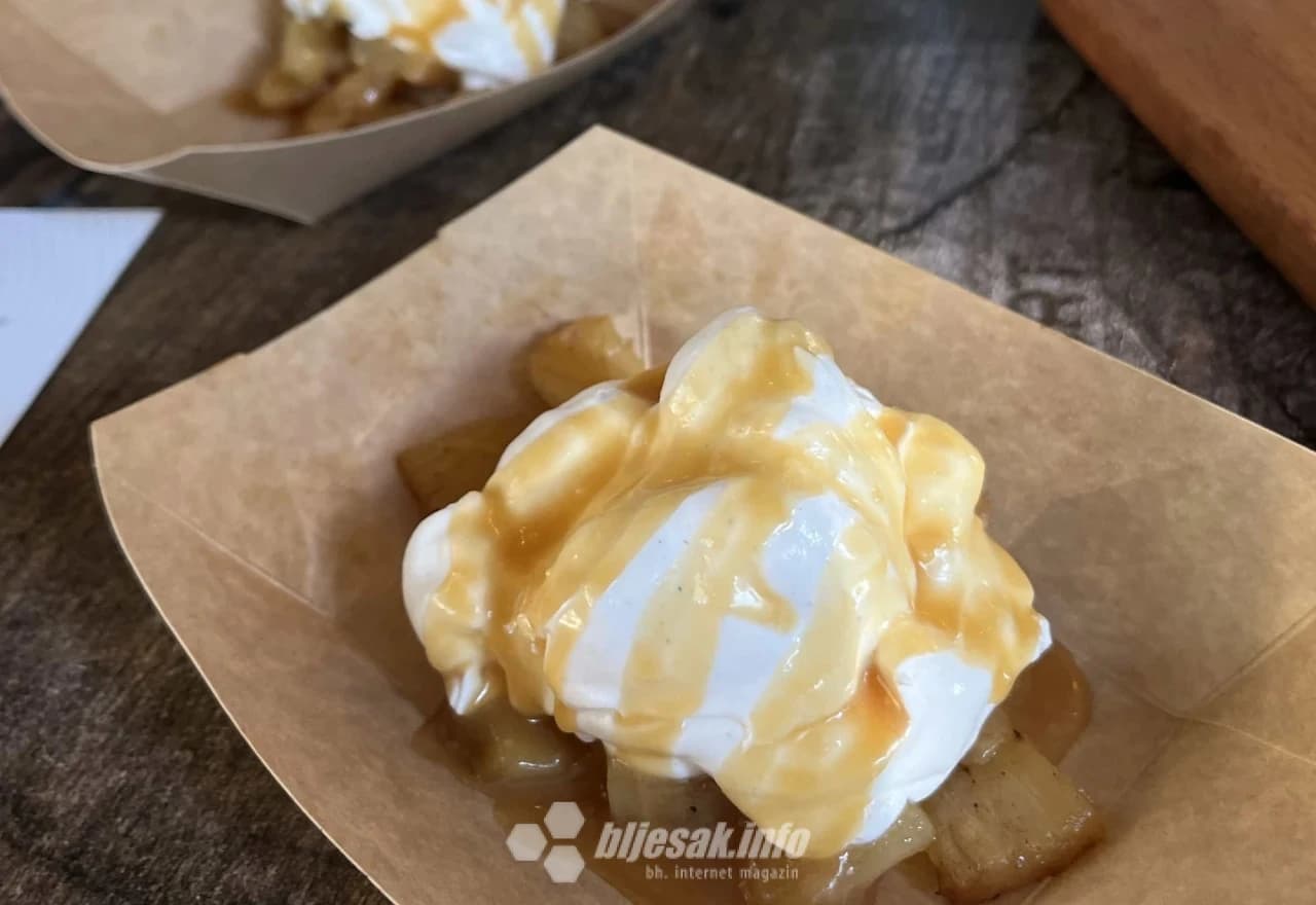 Desert od mariniranog grillanog ananasa