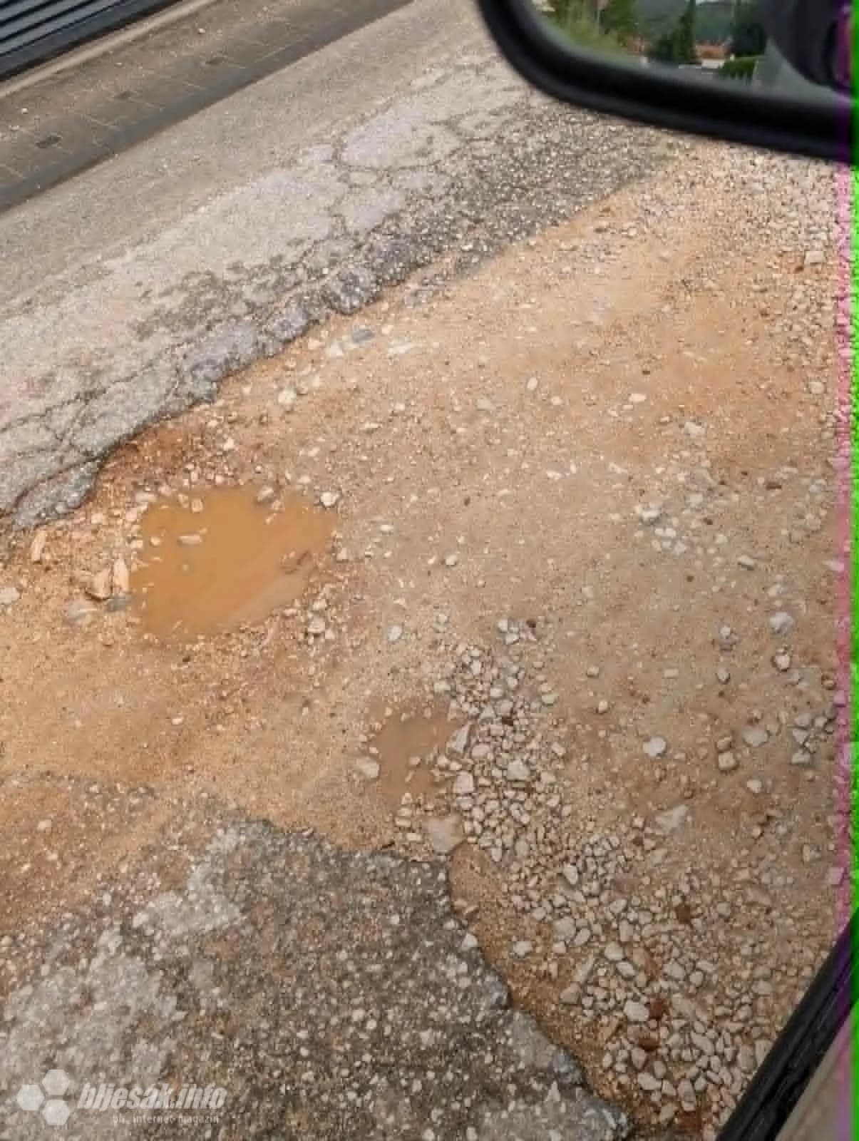 Građani ogorčeni: Sanacija cesta u Cimu stoji već mjesecima