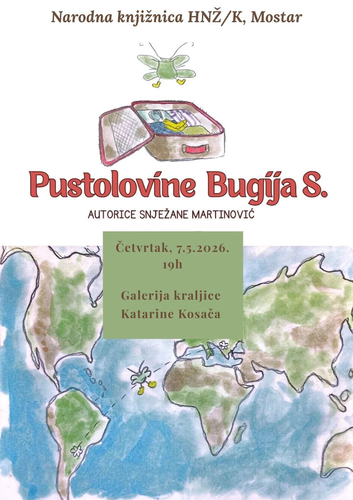 Predstavljanje slikovnice "Pustolovine Bugija S." autorice Snježane Martinović