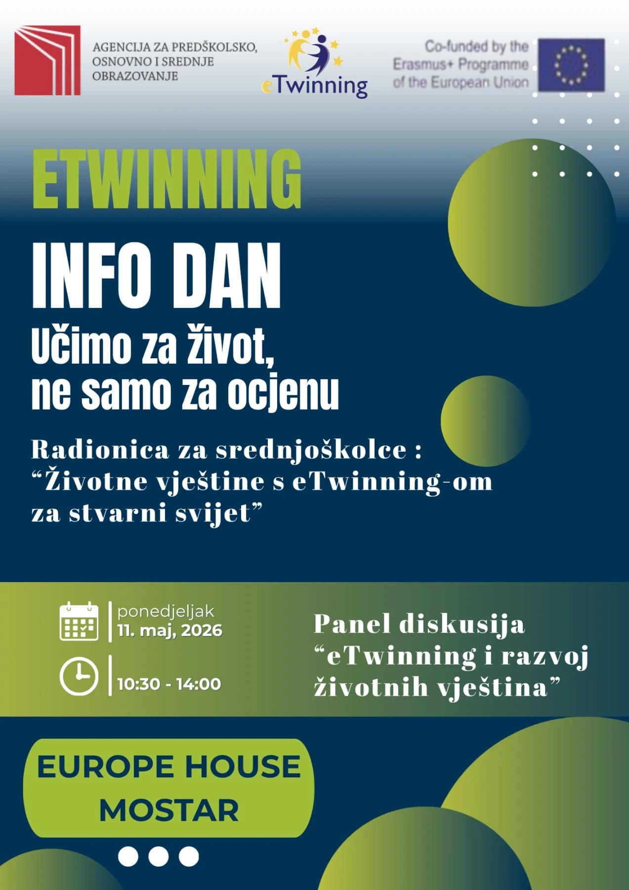 Info dan o eTwinning programu i životnim vještinama učenika