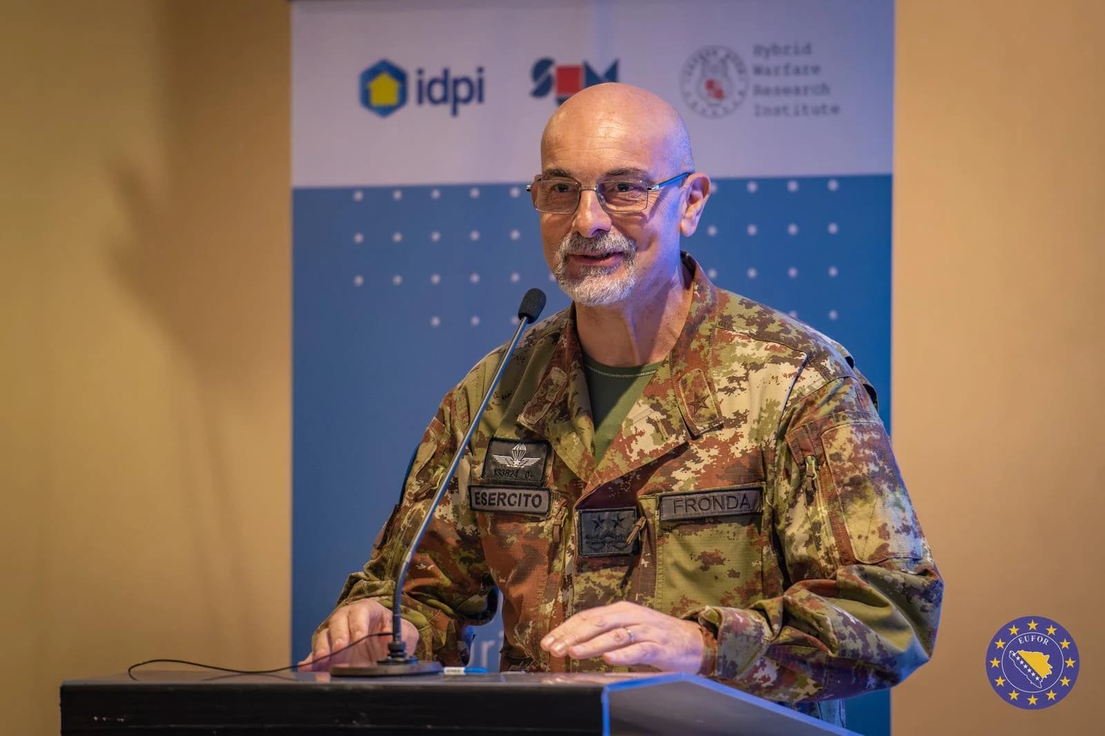 Zapovjednik EUFOR-a general-bojnik Maurizio Fronda