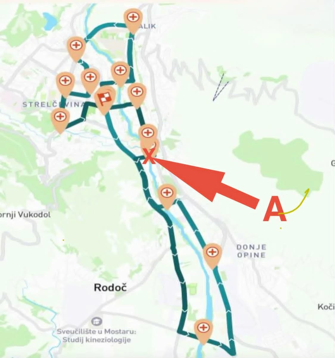 Planirana ruta