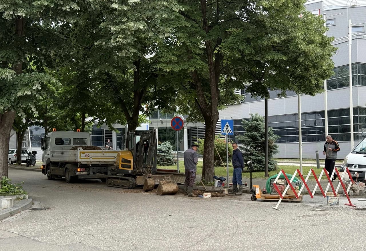 Radovi "u dvorištu" Vodovoda