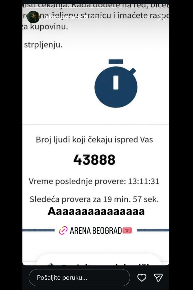 Jakov Jozinović rasprodao Beogradsku arenu u samo nekoliko sati