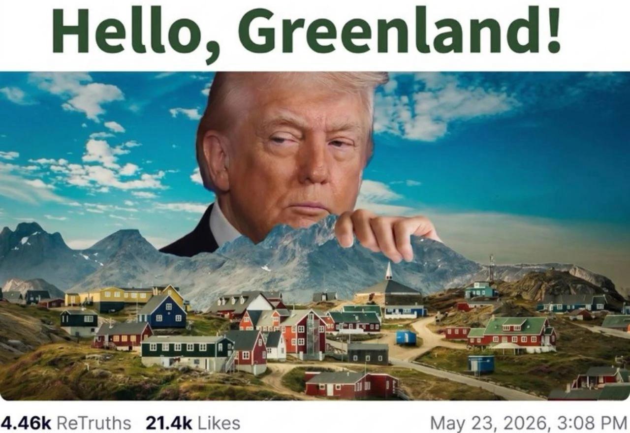 Fotomontaža Greenlanda