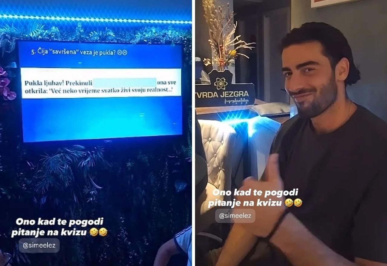 Pitanje na kvizu i Šimina reakcija