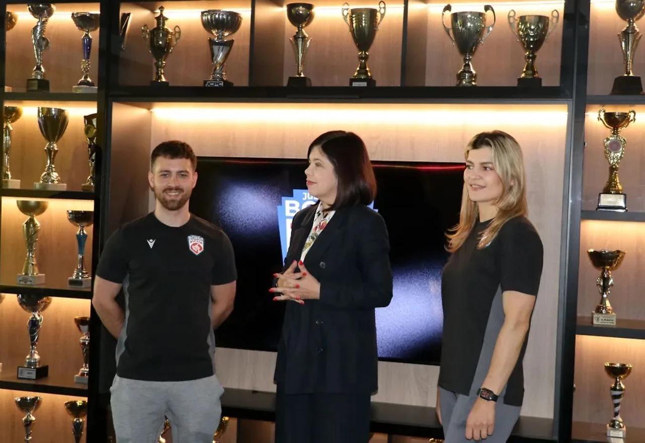 Marija Buhač u posjeti klubu Borsa