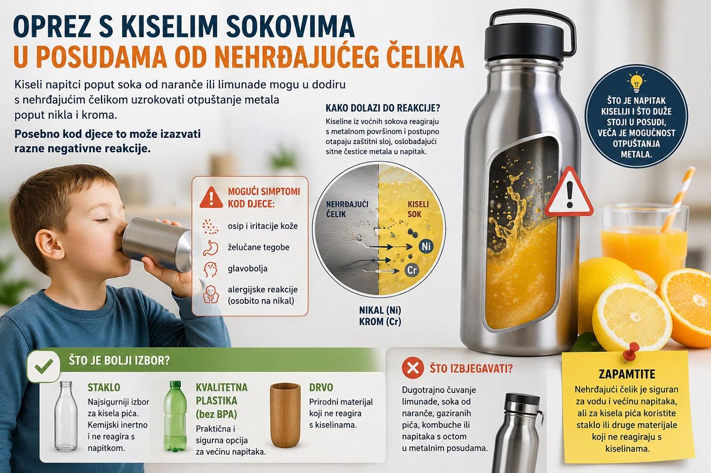Stručnjaci upozoravaju na skriveni problem popularnih inox boca