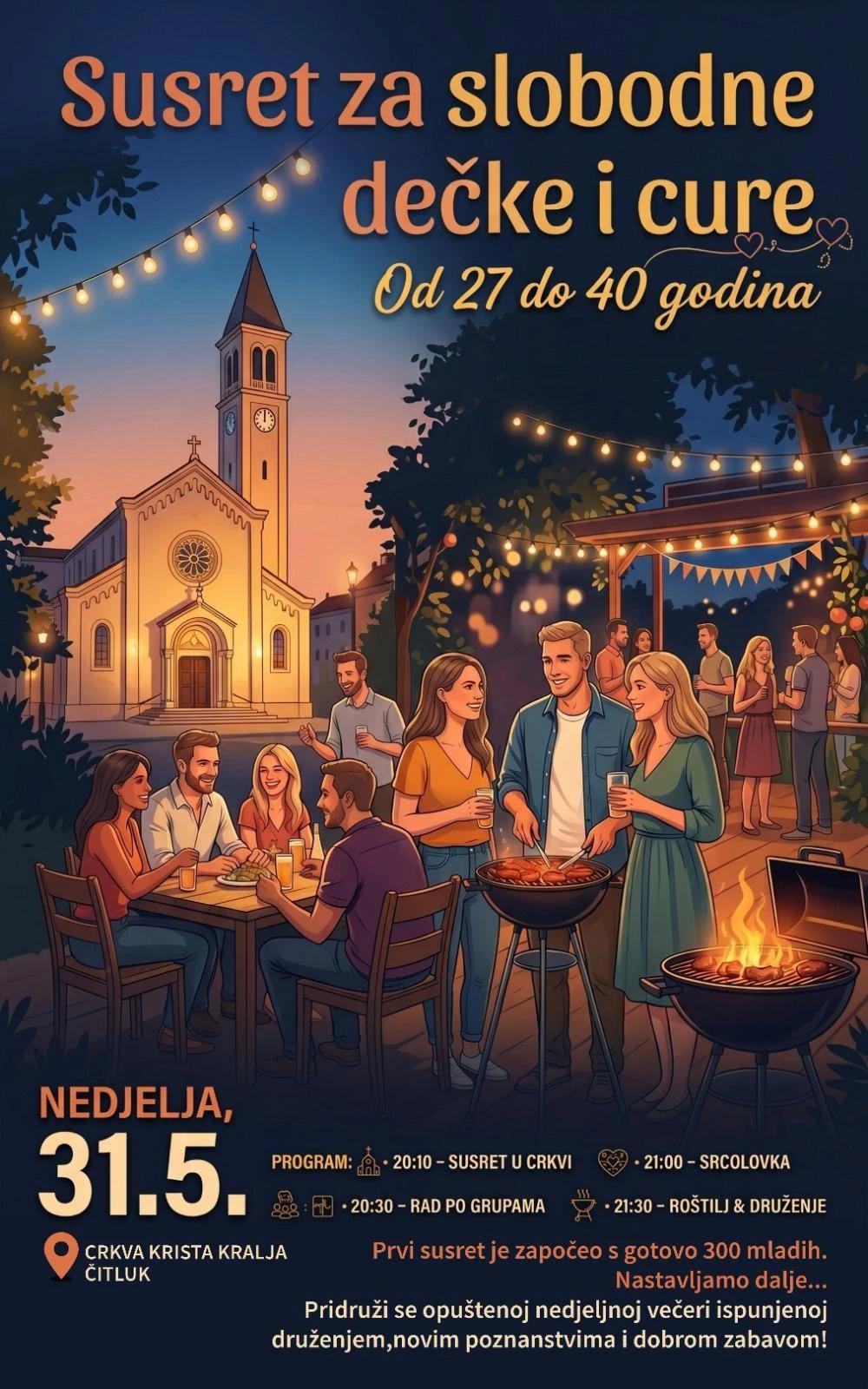 U Čitluku novi susret za slobodne djevojke i mladiće