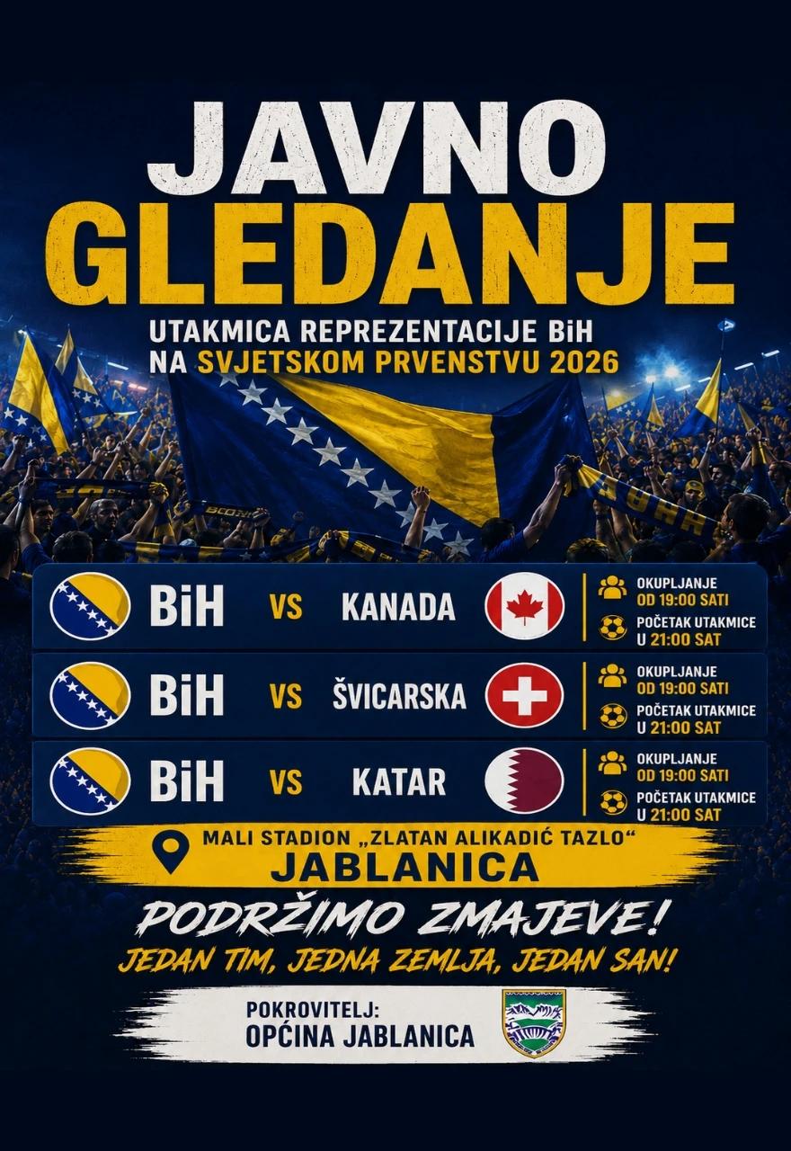 Jablanica organizira javno gledanje utakmica Zmajeva