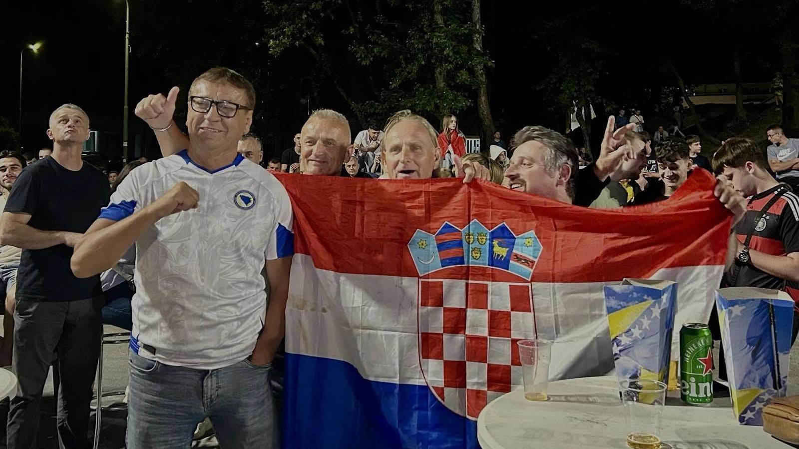Zajedničko praćenje utakmice Hrvatska - Engleska