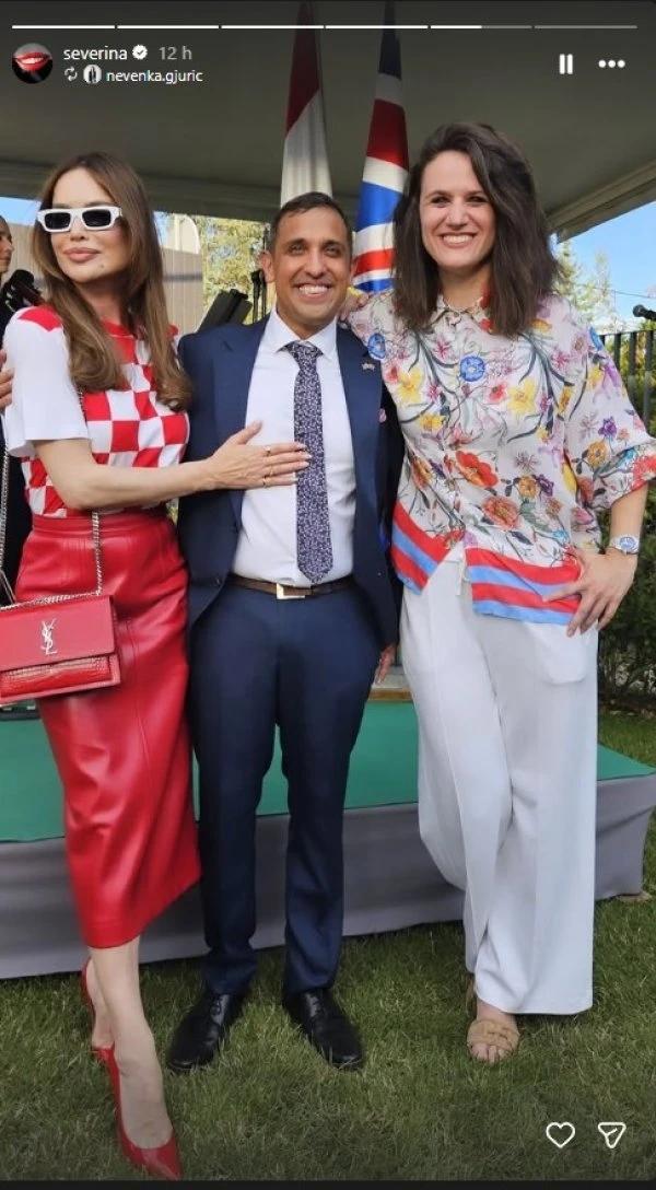 Severina u navijačkom outfitu