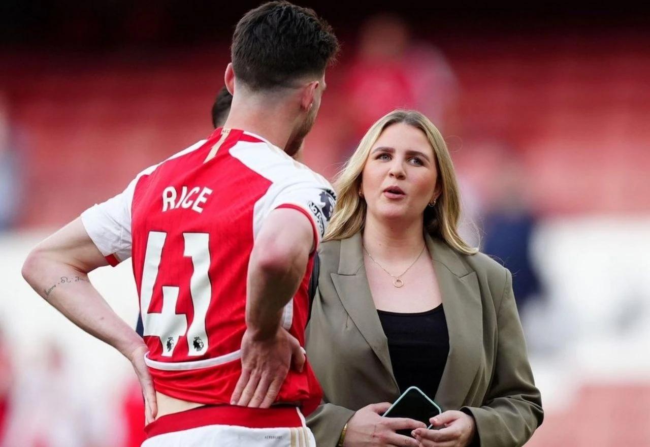 Declan Rice i Lauren Fryer
