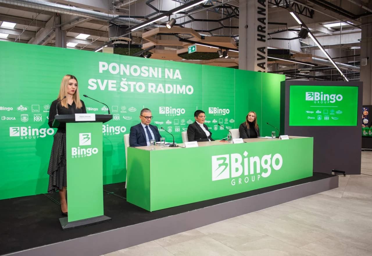 Konferencija za medije poslovne grupacije Bingo Group
