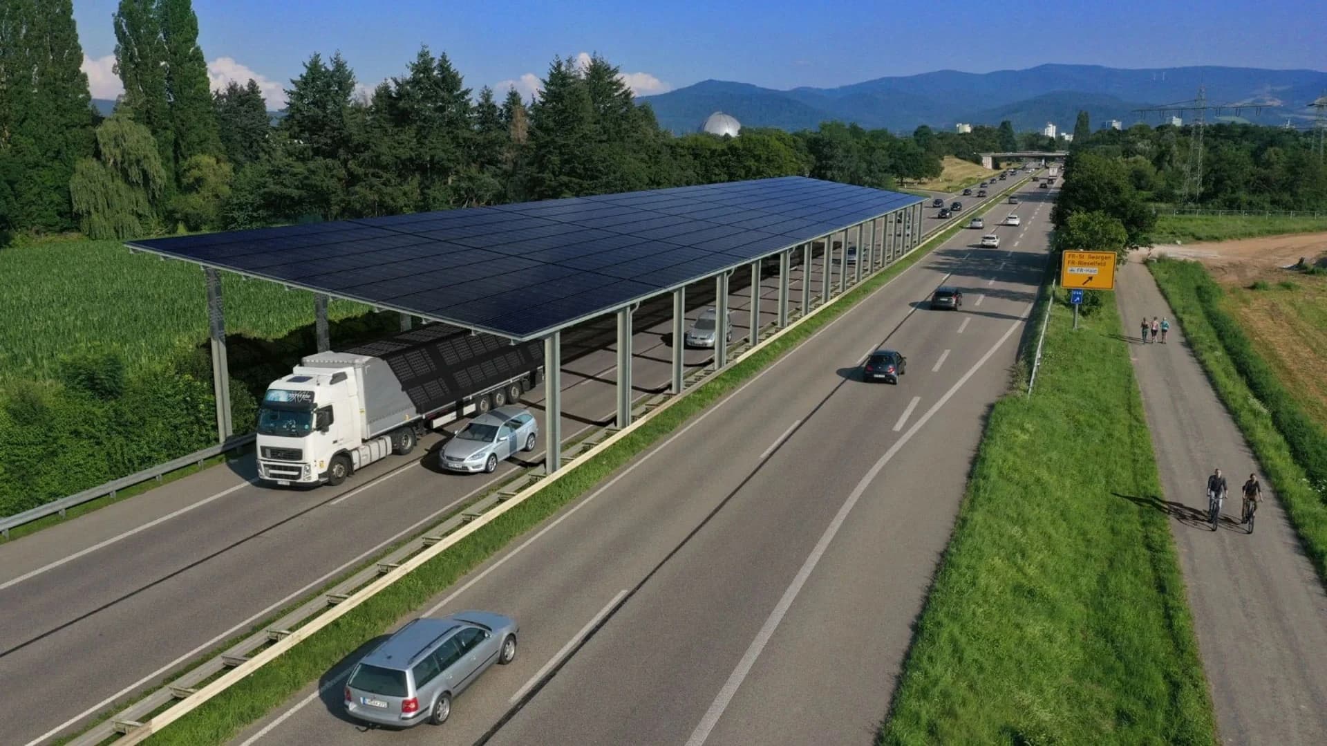 Na Autobahn idu solarne ploče