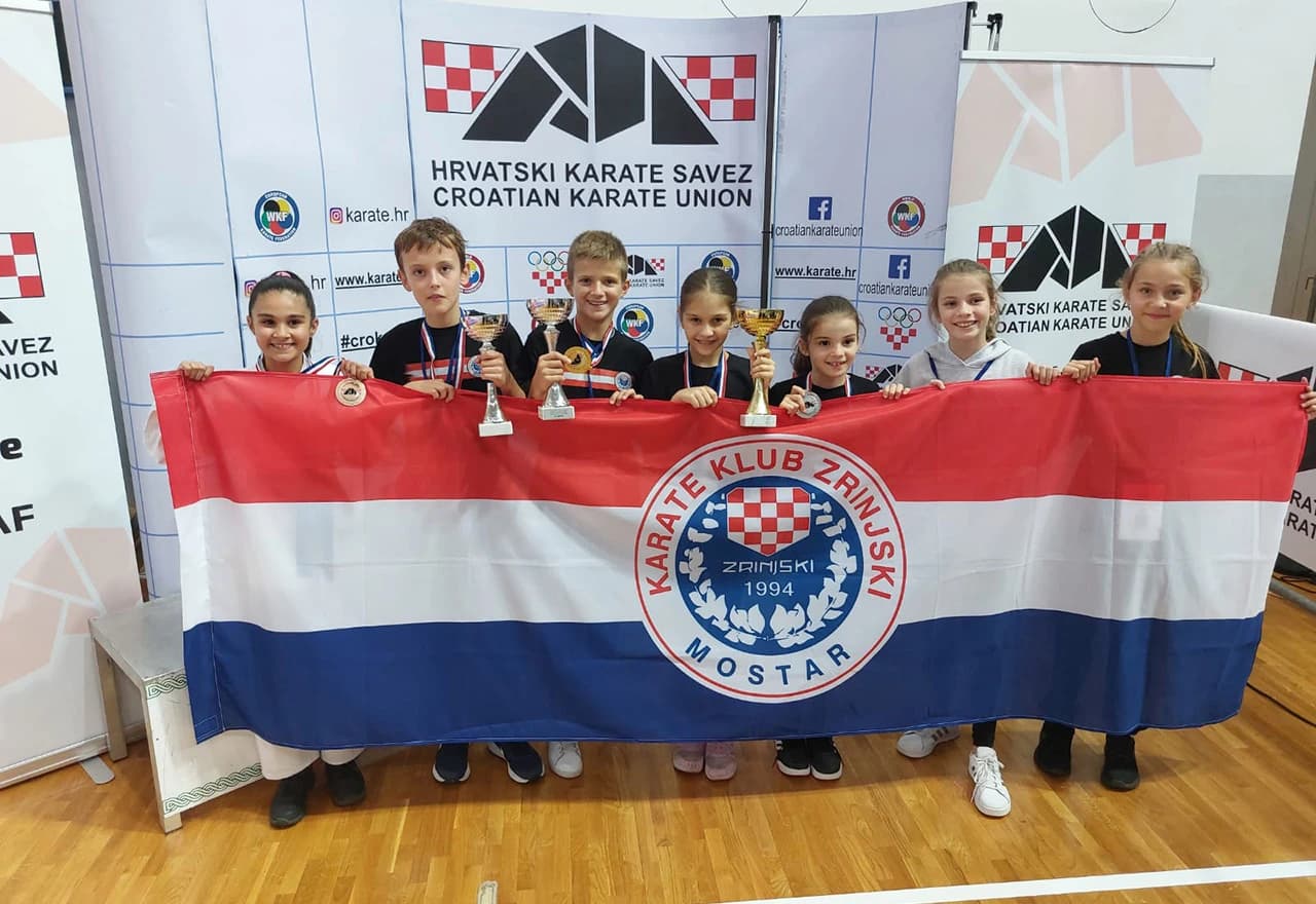 Tri prvaka države za karate klub Zrinjski
