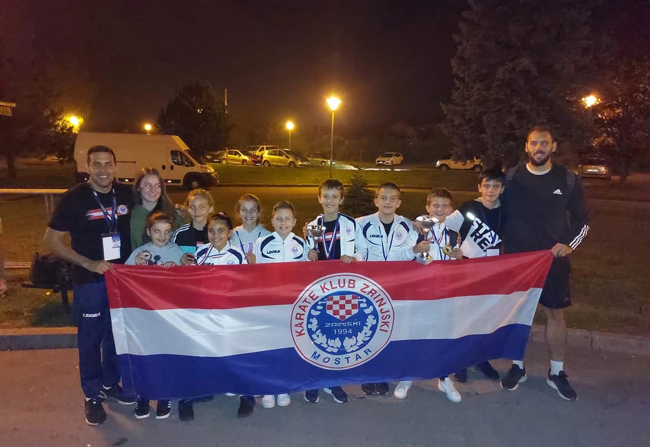 Tri prvaka države za karate klub Zrinjski