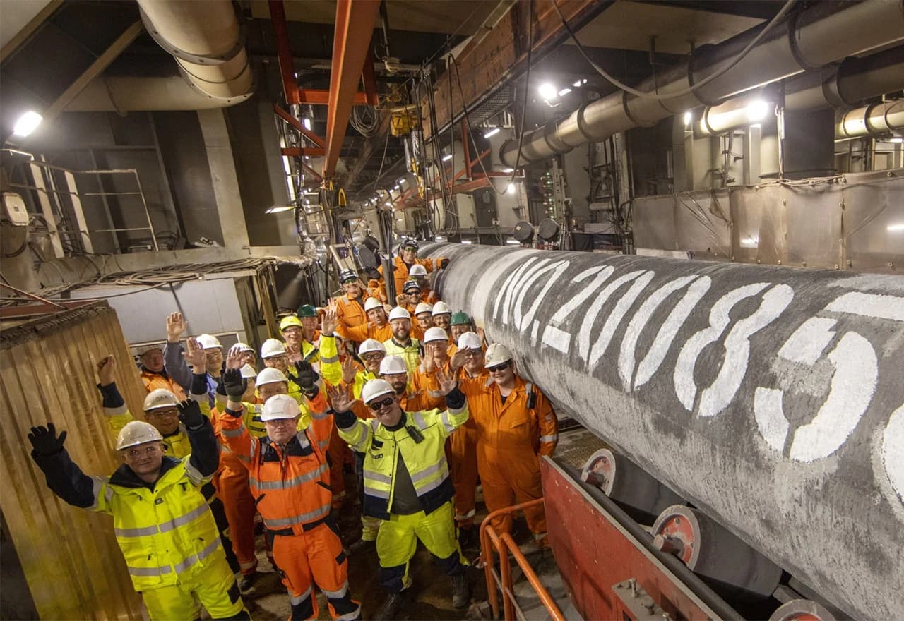 Plinovod Sjeverni tok (arhiva)