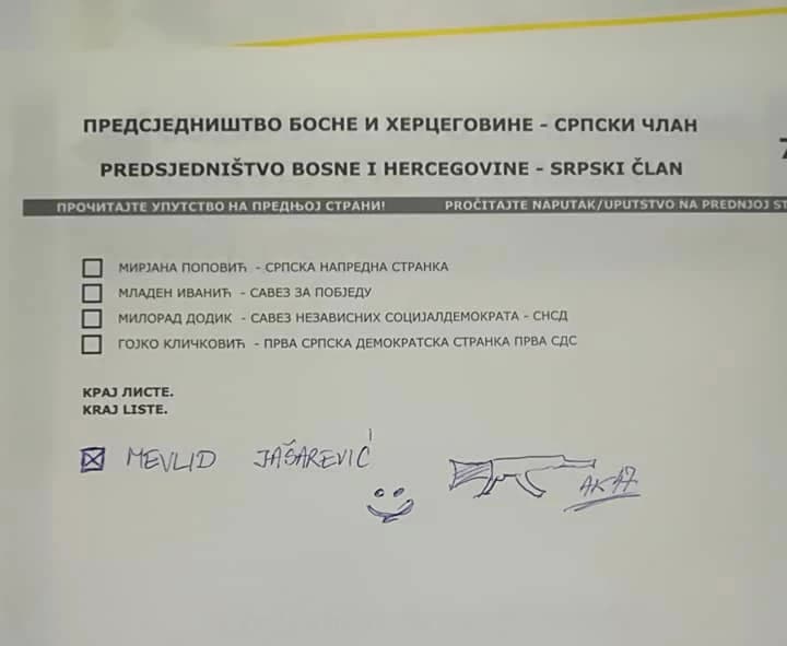 Kad se već odlučuju na bacanje glasova neki to urade sa stilom