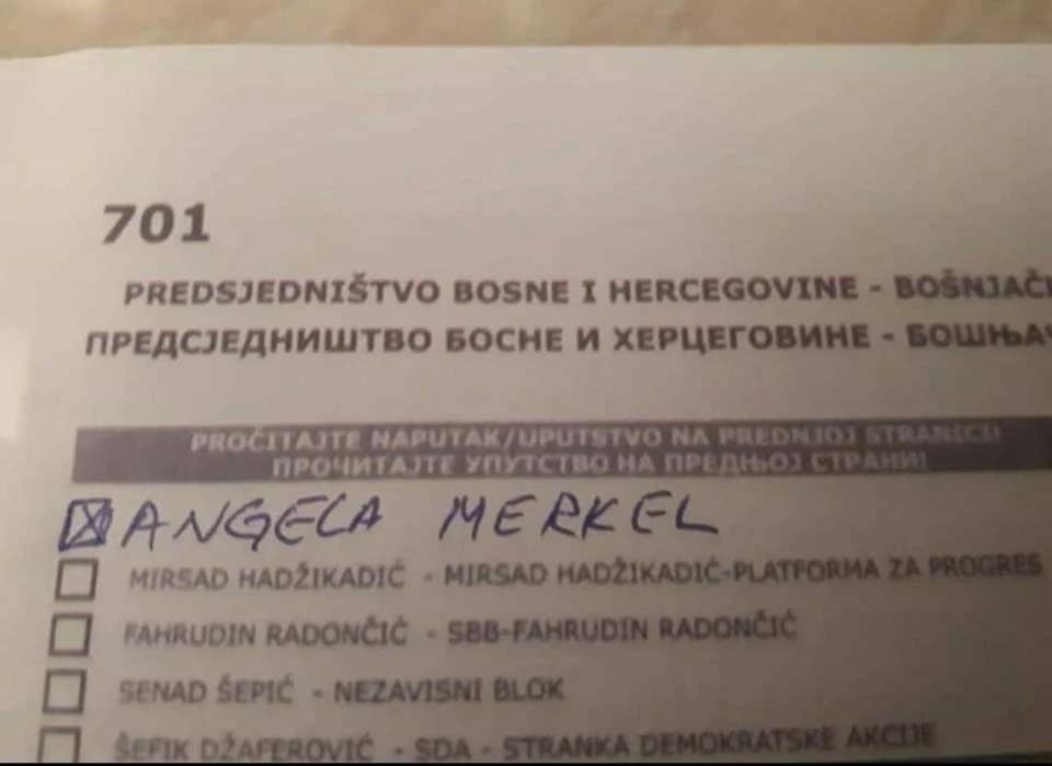 Kad se već odlučuju na bacanje glasova neki to urade sa stilom