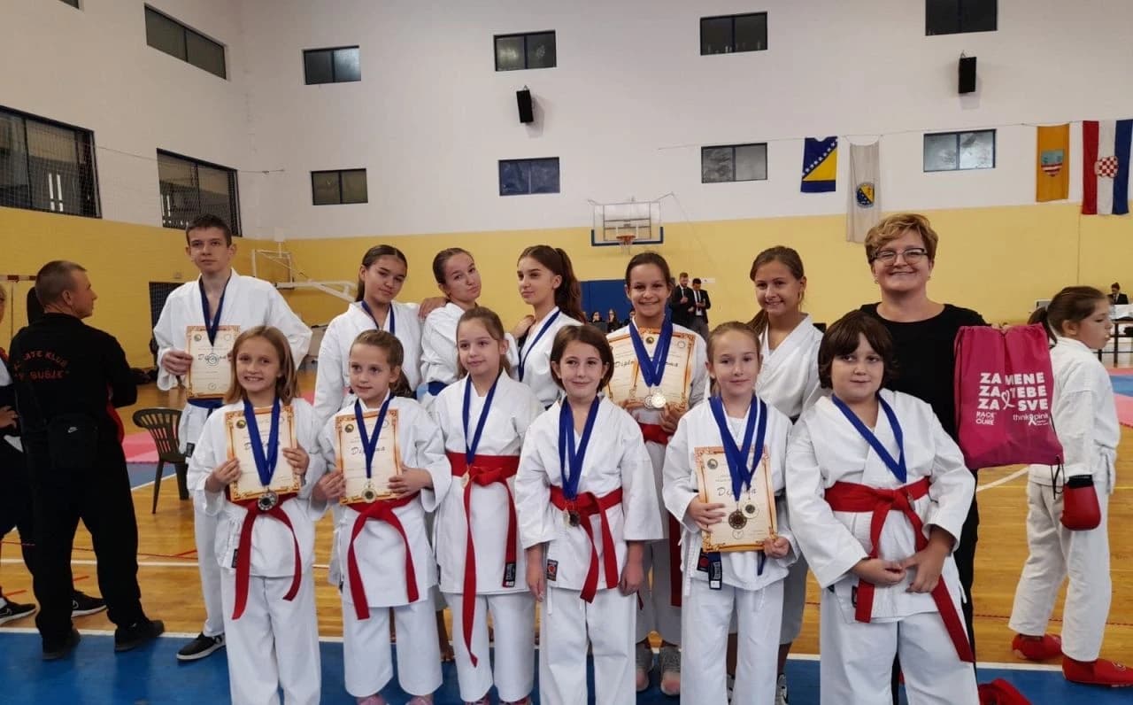 Karate klub Blagaj na posljednjem turniru 