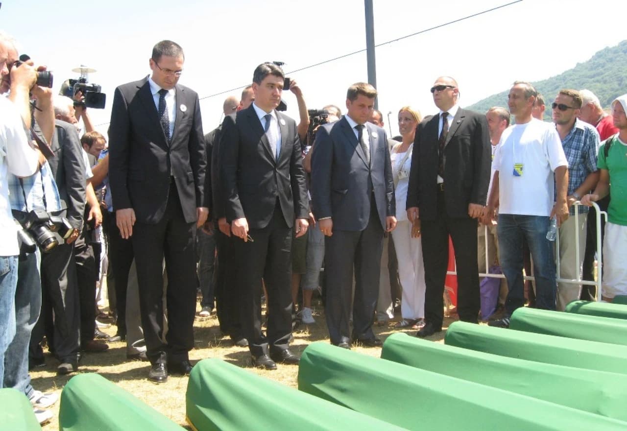 Milanović u Srebrenici