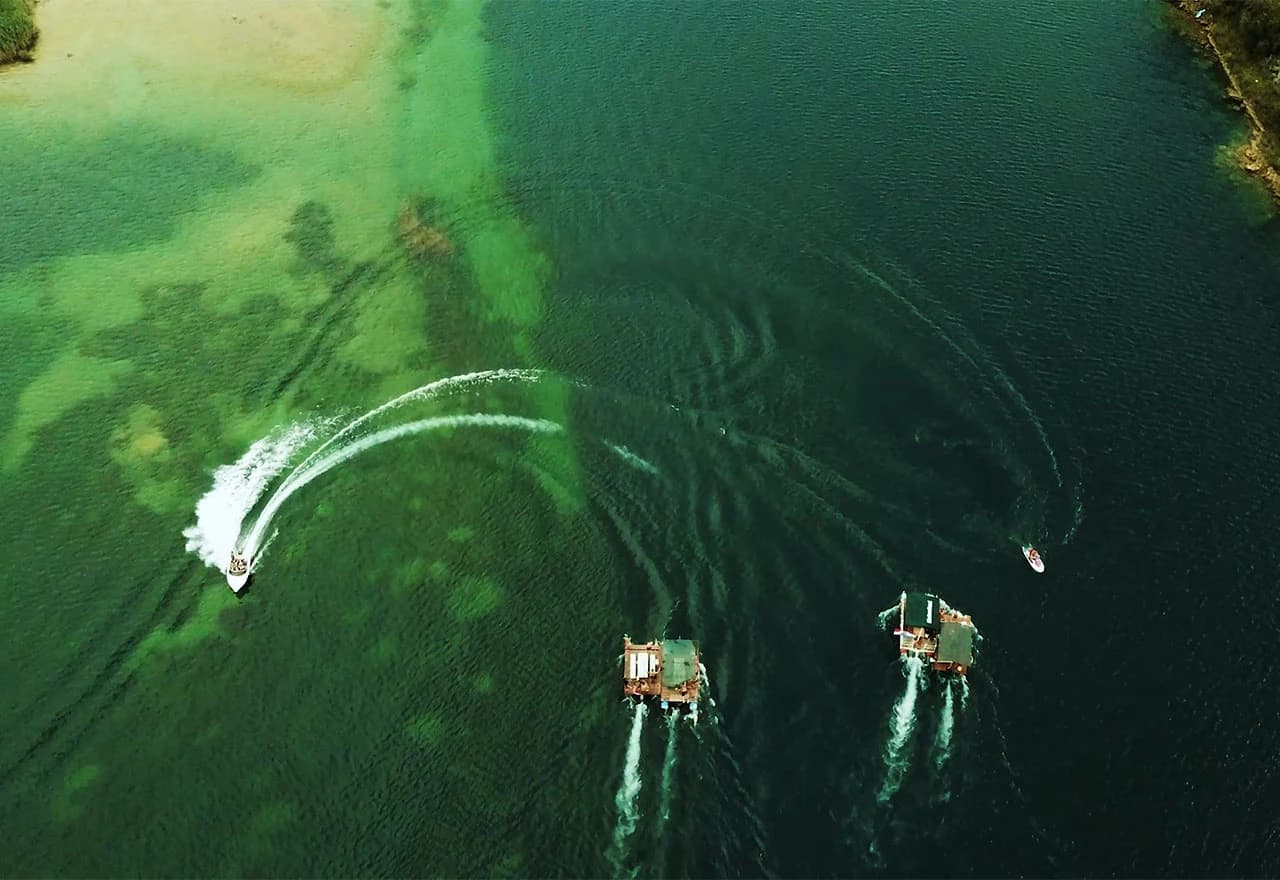 Detalji s prve dvije utrke Mostarskim jezerom