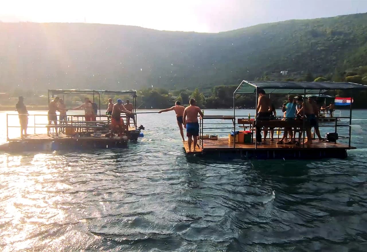 Detalji s prve dvije utrke Mostarskim jezerom