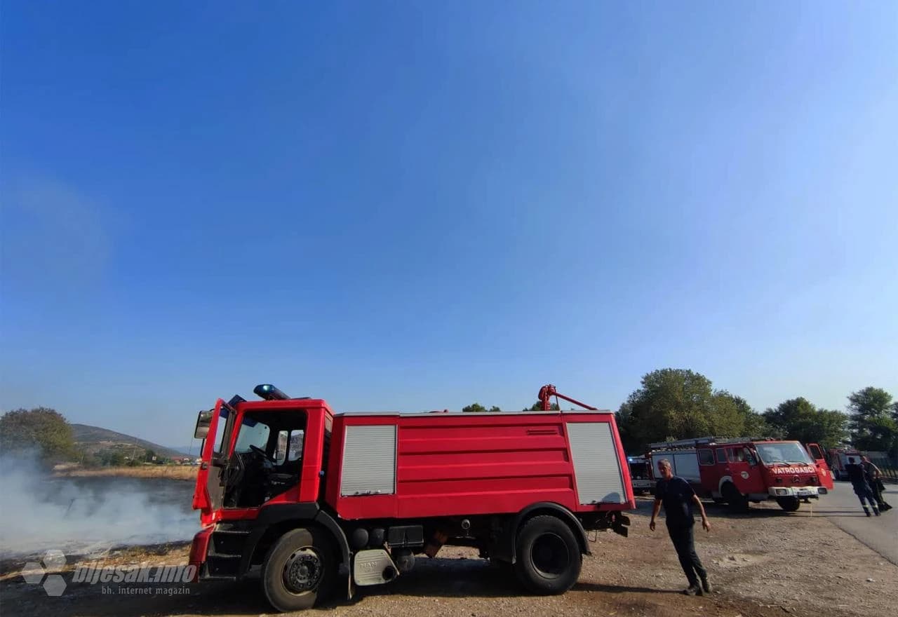 Vatra i dim nakratko obustavili promet između Mostara i Čapljine