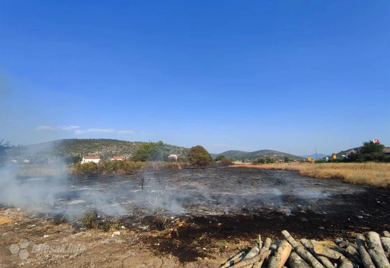 Vatra i dim nakratko obustavili promet između Mostara i Čapljine